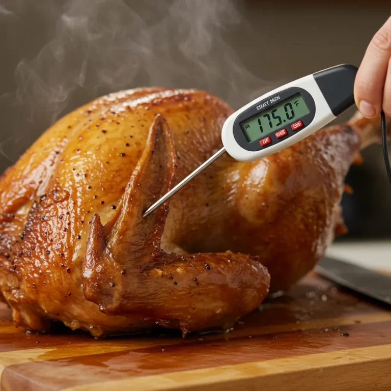 Pro tip: Use a meat thermometer to cook turkey tail to perfection.
