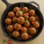 Delicious Mississippi Meatballs Recipe Hero Image - Finger Licking Recipes