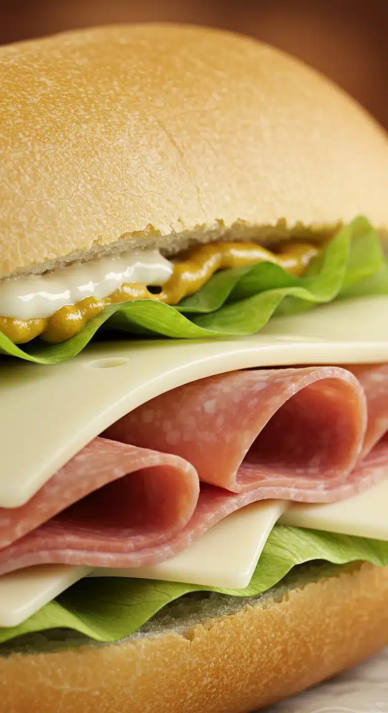 Textured Close-Up Kmart Sub Sandwich