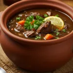 Appetizing Mock Turtle Soup in Tureen