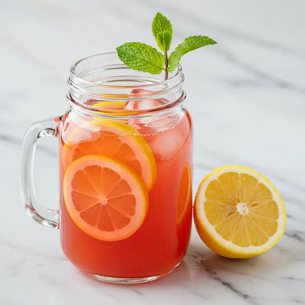 Pink Salt Trick Recipe for Weight Loss (2025 Guide) 2 A refreshing homemade Pink Salt Recipe for Weight Loss ready to drink on a marble countertop.