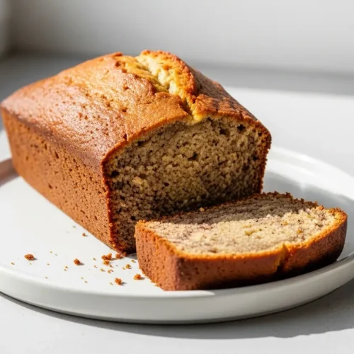 Easy Banana Bread Recipe No Butter (Made With Oil For a Moist Loaf!)