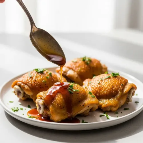 Crockpot Chicken Thighs (The Juiciest, Most Flavorful Ever!)