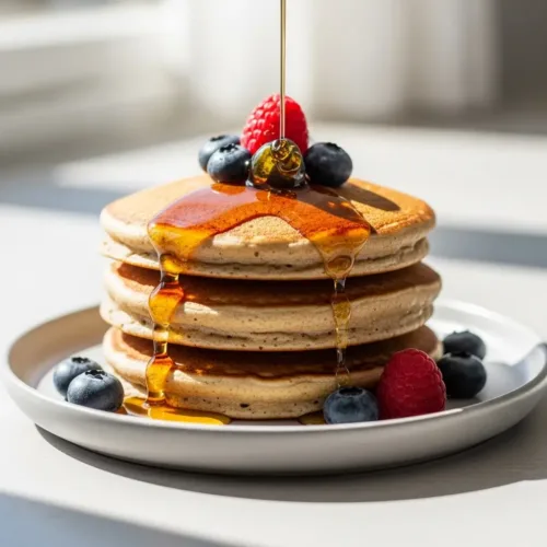 Vegan Pancake Recipe (Perfectly Fluffy & Easy!)