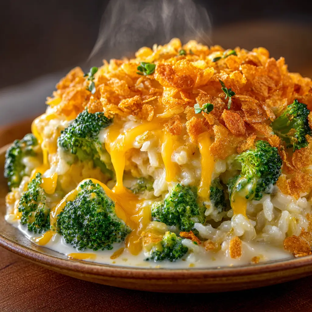 The ingredients for the chicken broccoli rice casserole arranged on a countertop, including chicken, broccoli, rice, and cheese.