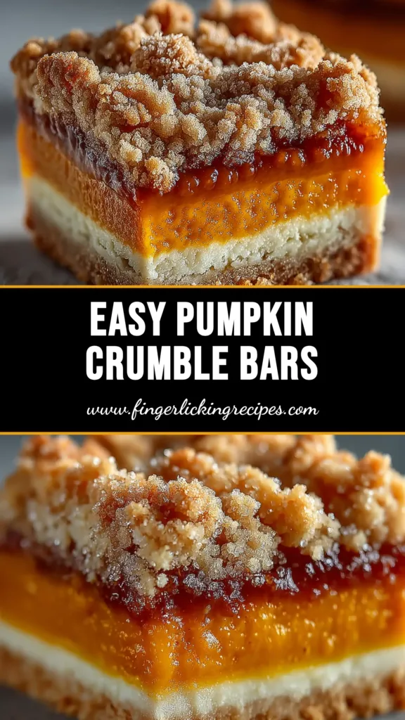 A stack of delicious pumpkin pie bars with a creamy topping, ready to be served. The perfect easy holiday dessert recipe.