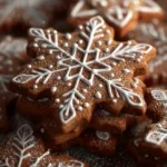 Gingerbread Cookie Recipe (The Only One You'll Ever Need) Chilled gingerbread cookie dough rolled out and cut into festive shapes on a floured surface before baking.