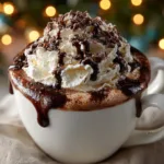 Nutella Coffee Recipe (Quick & Easy 5-Minute Treat) A step-by-step process shot showing Nutella and milk being whisked together in a saucepan for the homemade Nutella coffee.