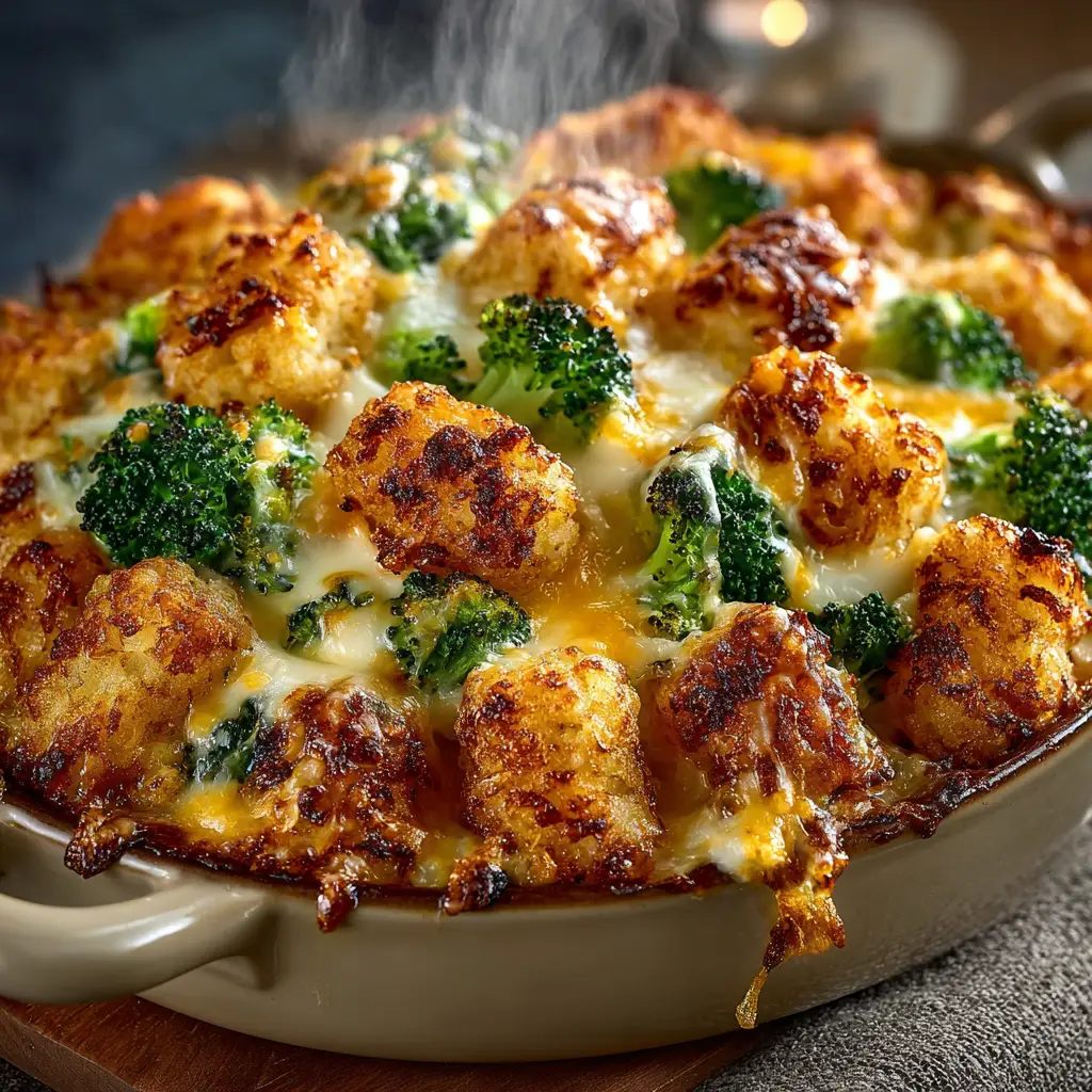 Chicken Broccoli Rice Casserole (From Scratch!) 2 The Chicken Broccoli Rice Casserole mixture being stirred in a large pot before being poured into the baking dish. The image shows the uncooked broccoli and chicken combined with the homemade cheese sauce.