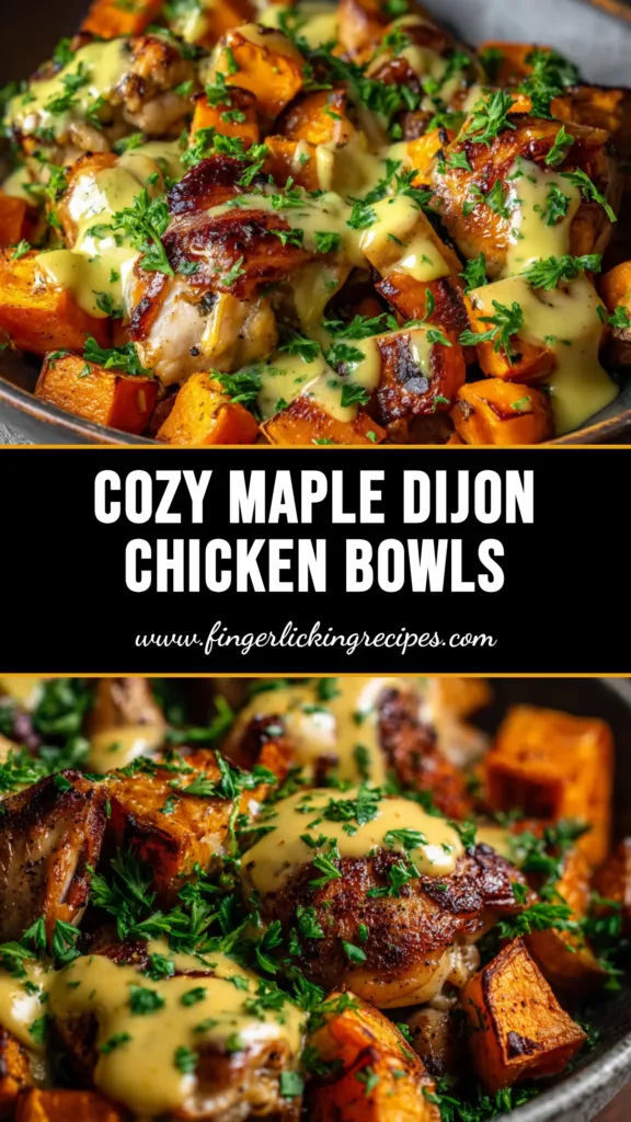 Maple Dijon Chicken: A 30-Minute Weeknight Wonder 5 Easy Maple Dijon Chicken recipe with a sweet and tangy glaze. A perfect 30-minute weeknight dinner idea! | FingerLicking_Recipes.com