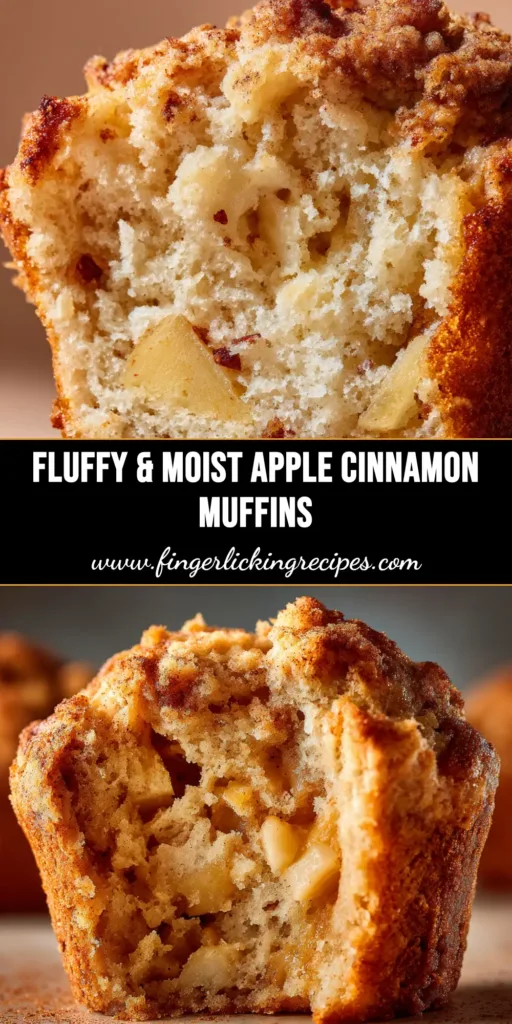 A delicious batch of homemade apple cinnamon muffins with a crunchy streusel topping, displayed on a wooden board.