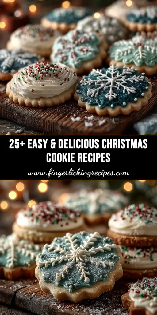 Christmas Cookie Recipes: The Ultimate Holiday Baking Guide 5 A beautiful platter showcasing a variety of the best Christmas cookie recipes, including decorated sugar cookies, gingerbread men, and festive crinkle cookies.