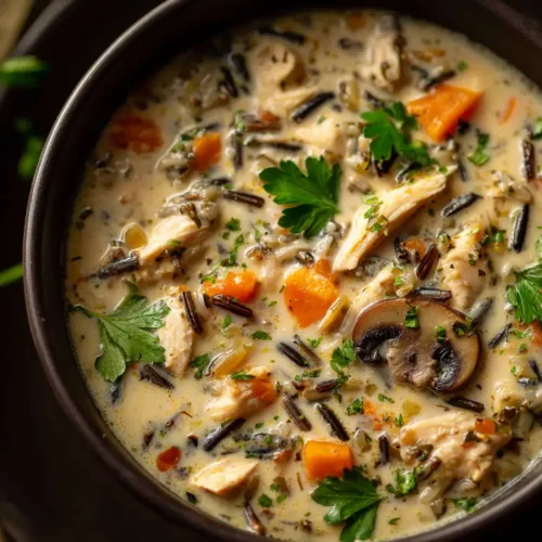 Creamy Chicken and Wild Rice Soup (Better Than Panera!)