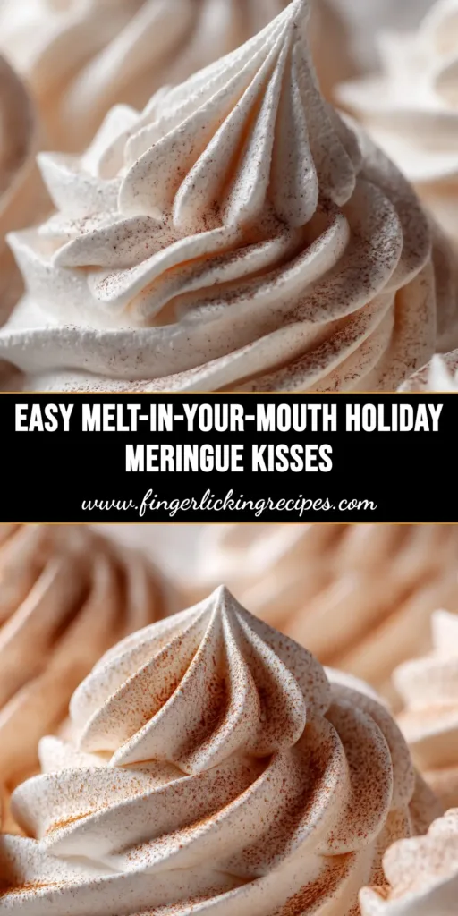 Chocolate Peppermint Meringue Kisses: A Festive Holiday Treat 4 A platter of festive Chocolate Peppermint Meringue Kisses, dipped in chocolate and sprinkled with crushed peppermint. The perfect holiday cookie recipe.