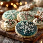 Christmas Cookie Recipes: The Ultimate Holiday Baking Guide A close-up of perfectly baked cut-out sugar cookies, one of the most classic Christmas cookie recipes, ready for decorating.