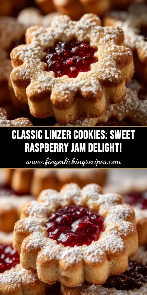 Linzer Cookies Recipe (The Best Buttery & Tender Guide) 5 Classic Linzer Cookies filled with raspberry jam and dusted with powdered sugar. These buttery Austrian Christmas cookies are a holiday favorite! Get the easy, no-spread recipe. #linzercookies #christmasbaking #cookierecipe #holidaybaking