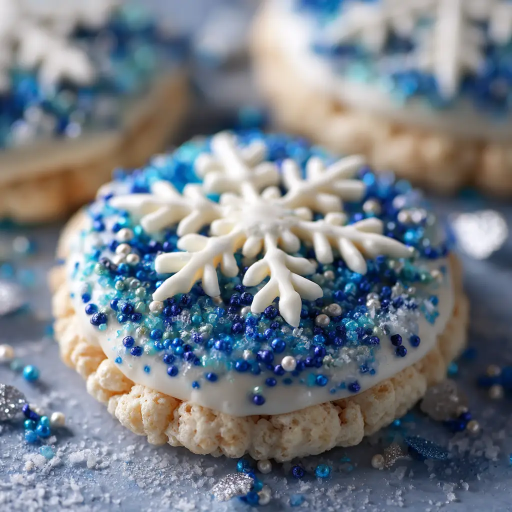 No-Bake Marshmallow Cookies: The Easiest Treat You'll Ever Make! 2 A close-up of a finished no-bake marshmallow cookie, highlighting the individual grains of cereal bound together by chewy marshmallow.