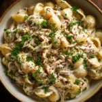 Winter Comfort Food: One-Pot Creamy Chicken and Dumplings The fresh ingredients for the creamy chicken and dumplings stew, including chicken, carrots, celery, and onions, arranged on a wooden board.