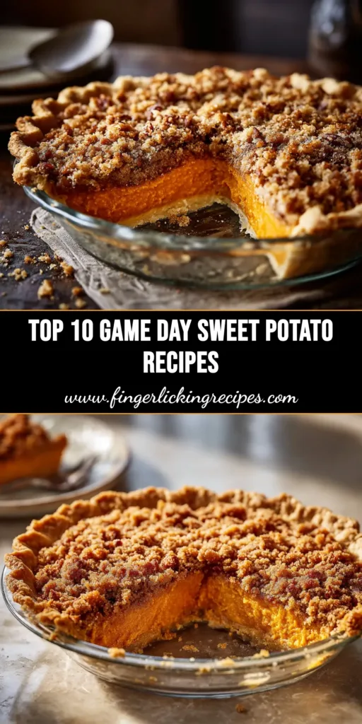 A platter of delicious game day sweet potato recipes, featuring crispy loaded sweet potato wedges topped with melted cheese, bacon, and sour cream.