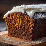 Gingerbread Coffee Recipe (Easy & Festive) A close-up shot of homemade gingerbread coffee being poured into a mug, showing its rich color and texture.