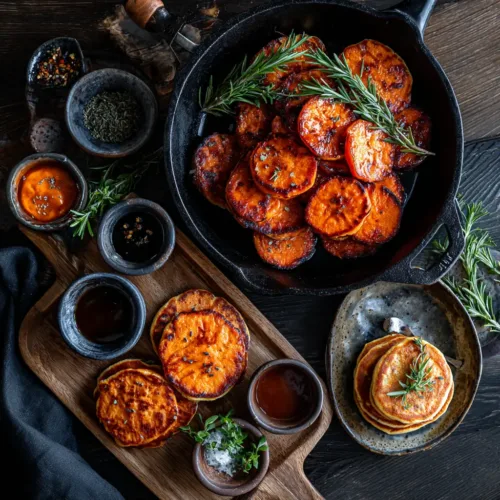 Sweet Potato Super Bowl Snacks: Loaded Football Bites