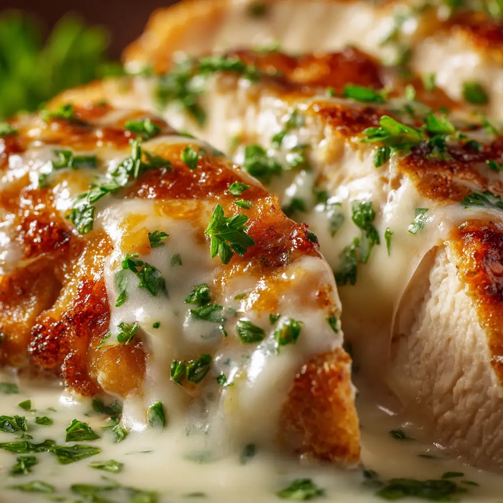 Creamy Ranch Chicken: Your New Favorite Weeknight Dinner 3 Step-by-step process of making creamy ranch chicken, showing the seared chicken being placed back into the creamy ranch sauce in a skillet.