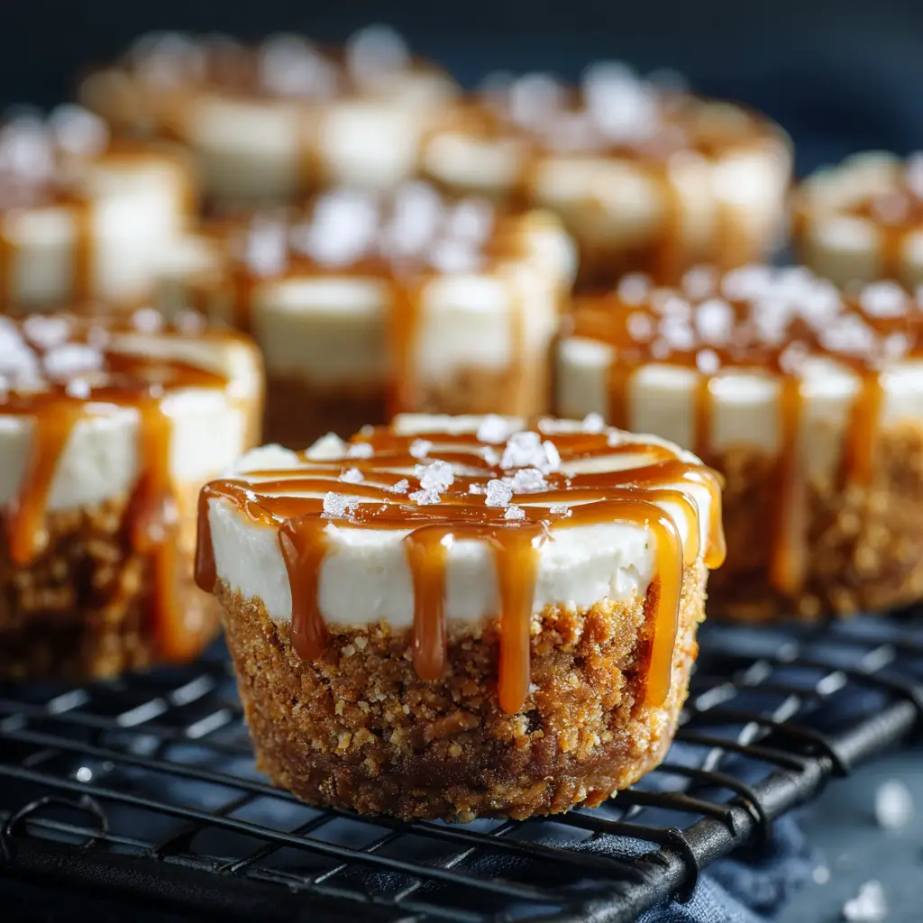 No-Bake Mini Cheesecake Recipe (Quick & Easy!) 2 A tray of no-bake mini cheesecakes being prepared, showing the process of adding the filling to the crust-lined muffin tin.