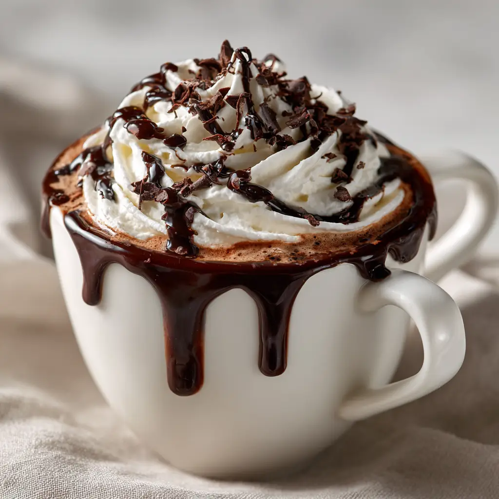 Nutella Coffee: The Ultimate 5-Minute Guide to a Dreamy Drink 3 A close-up macro shot of creamy Nutella being stirred into hot coffee in a white mug.