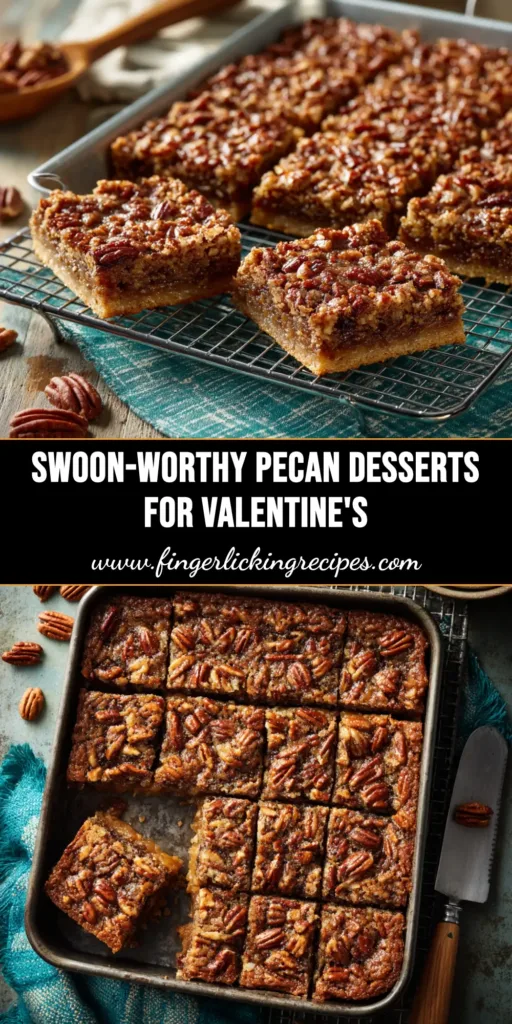 A shareable skillet of a salted caramel pecan pizookie, a perfect example of romantic pecan desserts, topped with a scoop of melting vanilla ice cream and two spoons.