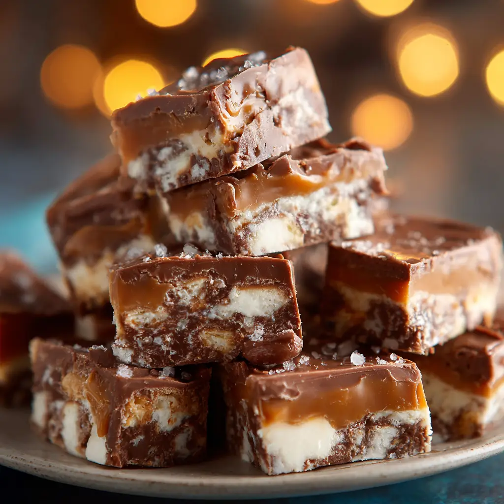 Crockpot Christmas Candy: The Easiest Holiday Treat 3 A close-up view of a single piece of slow cooker Christmas candy, showing the texture of the melted chocolate, peanuts, and festive sprinkles.