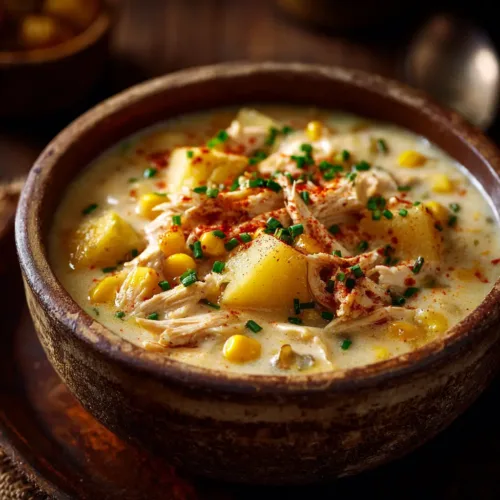 Slow Cooker Chicken Corn Chowder (Creamy & Easy)