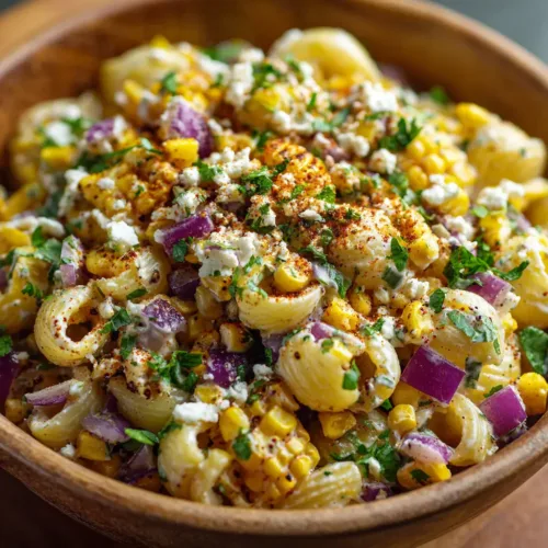 Mexican Street Corn Pasta Salad (Easy & Creamy)