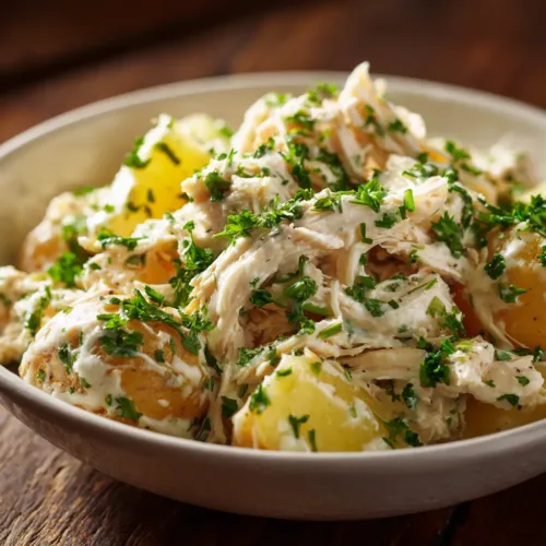 Crockpot Ranch Chicken and Potatoes (The Easiest, Creamiest Recipe!)