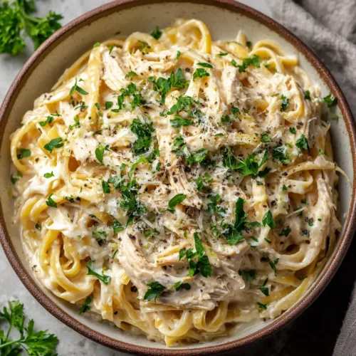 Crockpot Chicken Alfredo: The Creamiest, Easiest Recipe