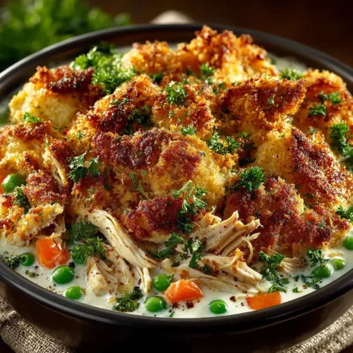 Crockpot Chicken and Veggie Casserole (Easy & Creamy!)