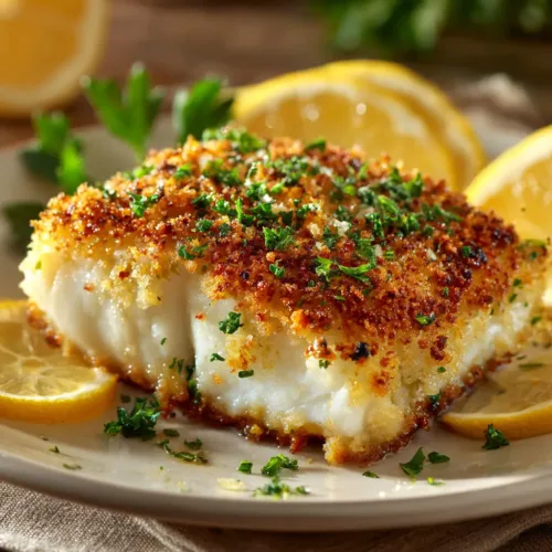 Garlic Parmesan Crusted Halibut: The Ultimate Crispy Fish Dinner