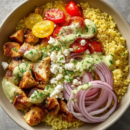 Mediterranean Chicken Bowls (Easy & Flavorful Recipe)