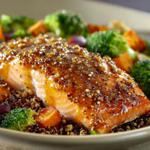 Maple Mustard Salmon Bowls: A 30-Minute Healthy Recipe