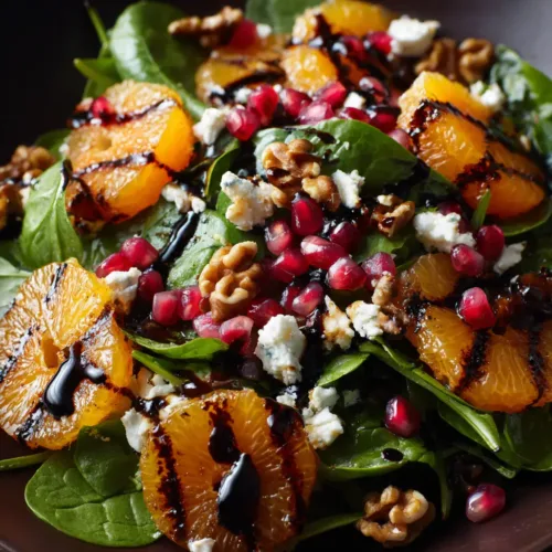 Pomegranate Winter Salad with Maple Dijon Vinaigrette