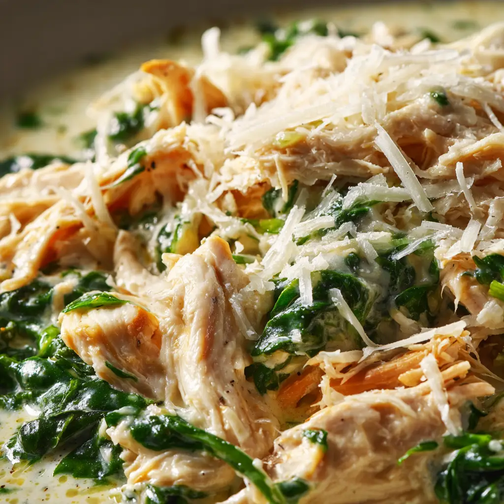 One-Pan Creamy Parmesan Chicken (The Easiest 30-Minute Dinner) 2 A golden-brown chicken cutlet being seared in a hot skillet for the one-pan chicken recipe.