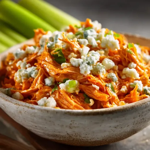 Dump-and-Go Buffalo Chicken (The Easiest Crockpot Recipe!)
