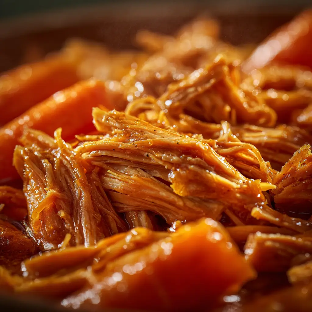 A beautiful plate of slow cooker honey garlic chicken served over fluffy rice and garnished with fresh green onions.
