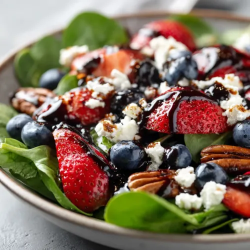Strawberry Spinach Salad with Poppy Seed Dressing