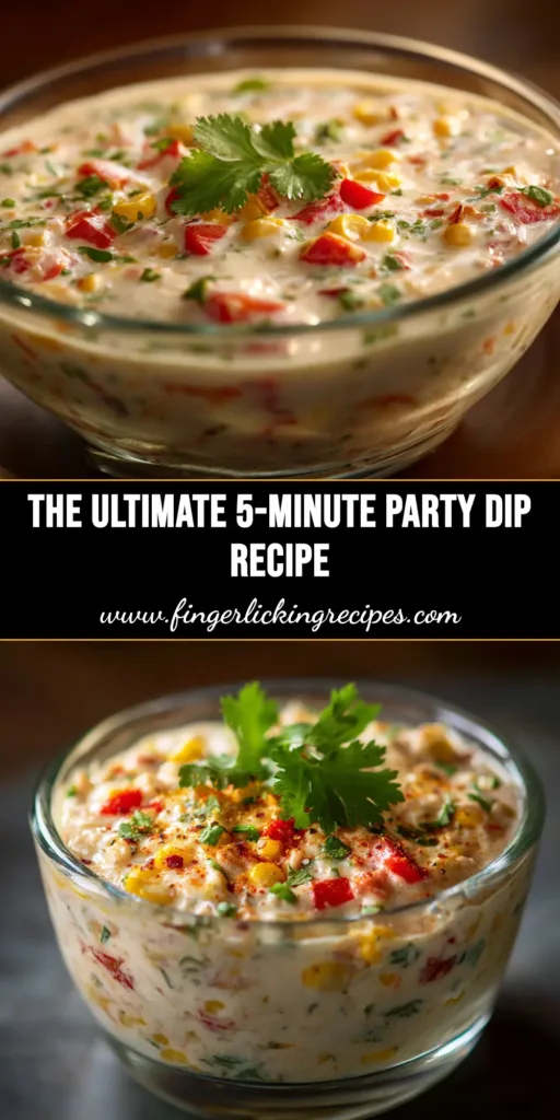 A shareable pin image for the ultimate Boat Dip Recipe, showing a bowl of the creamy taco dip surrounded by tortilla chips.