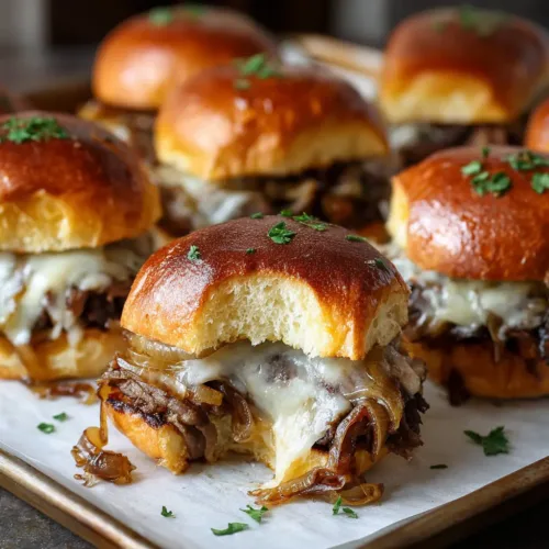 Philly Cheesesteak Sliders: The Ultimate Party Appetizer