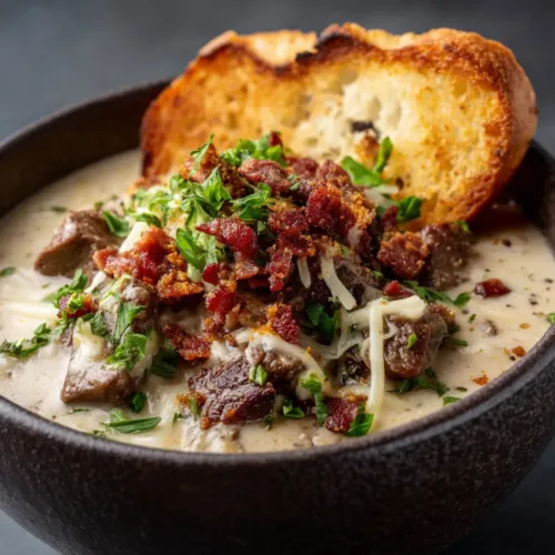 Philly Cheesesteak Soup: The Ultimate Creamy & Comforting Recipe