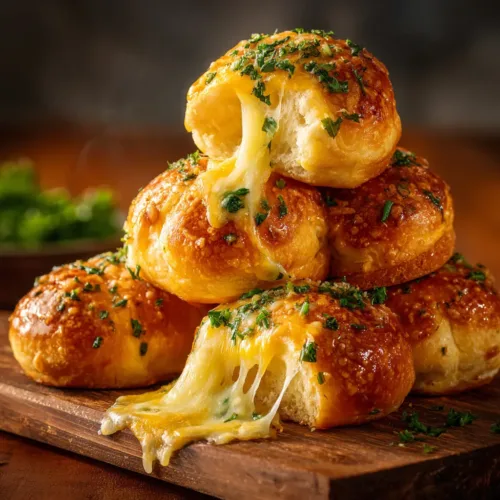 Garlic Cheese Bombs (The Easiest, Cheesiest Appetizer!)