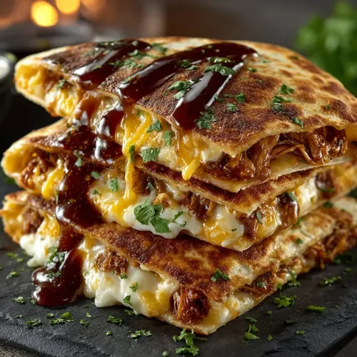 Hot Honey BBQ Chicken Quesadillas (The Ultimate Cheesy & Spicy Recipe)