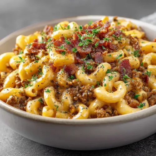 Bacon Cheeseburger Pasta: The Ultimate One-Pot Comfort Meal