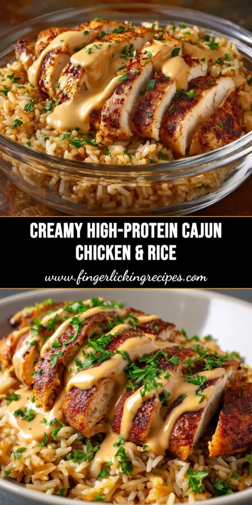 Creamy Cajun Chicken (The Ultimate 30-Minute Recipe) 4 A skillet of Creamy Cajun Chicken, showing tender chicken pieces coated in a rich, orange-hued cream sauce, garnished with fresh parsley.